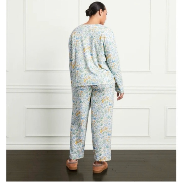 Hill House The Ivy Sleep Tee Multi Sherwood Forest Floral Cotton Sz S NEW - Picture 2 of 10